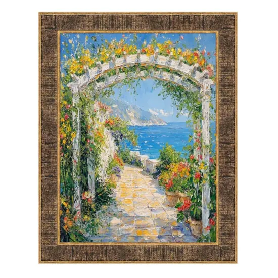 Farmhouse Rustic Wood Black Gold Picture Frame 30x30 frame {2}