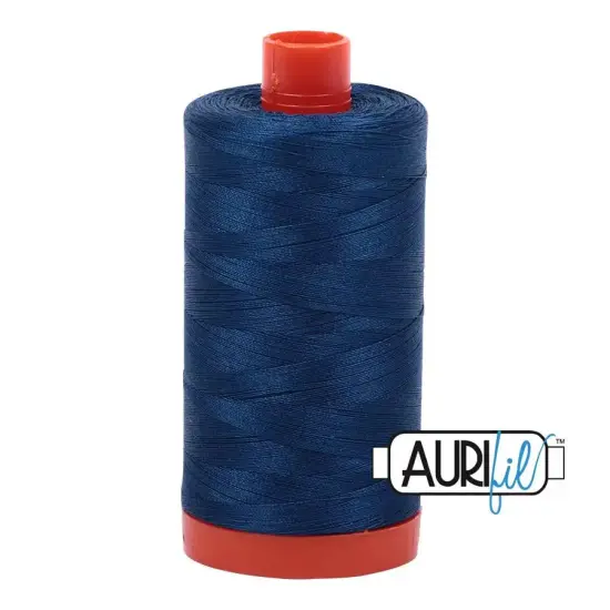 2783 Medium Delft Blue Aurifil Cotton 50wt Large Spool {1}