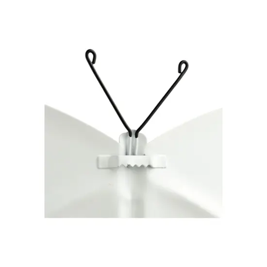 13.5" Metal Embossed Butterfly: Patriotic RWB {3}