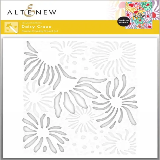 Daisy Craze Stencil Set (4 in 1) {1}