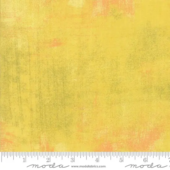 Yellow Grunge Basics Curry 44"/45" Per Yard {1}