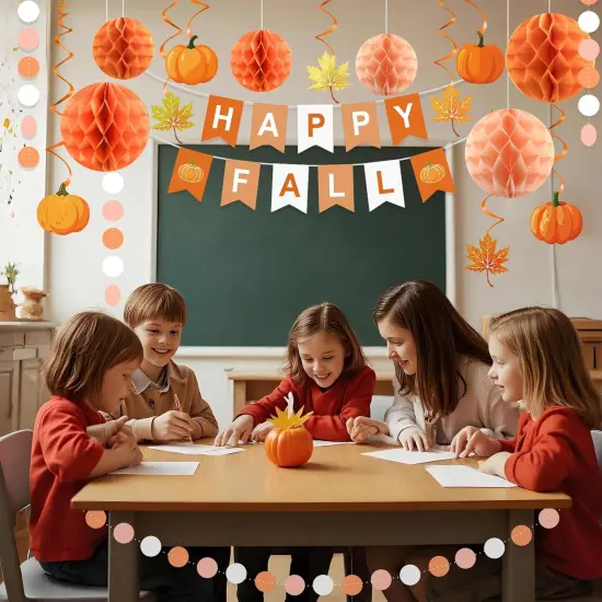 Fall Party Decorations (Orange) {4}