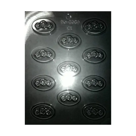 Rose Oval Chocolate Mold {3}