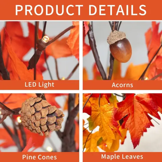 Falll Tree with Lights {2}