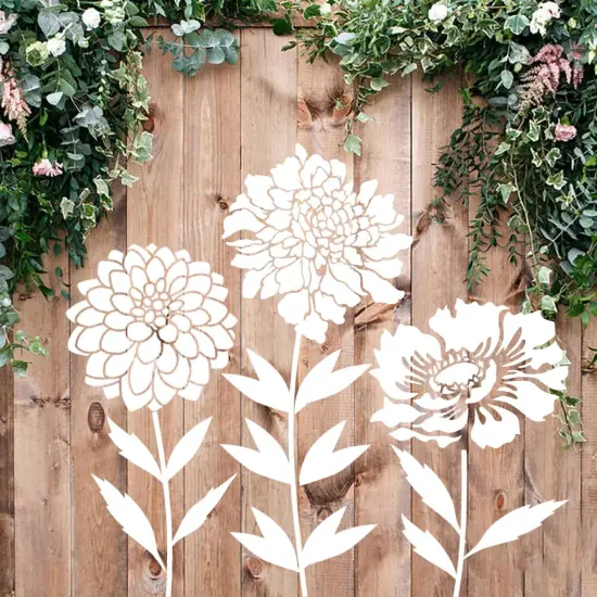 Large Flower Stencils - 14 inch {5}