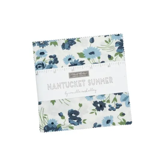 Nantucket Summer 5" Square Pack (Charm Pack) by Camille Roskelley for Moda (55260PP) {1}