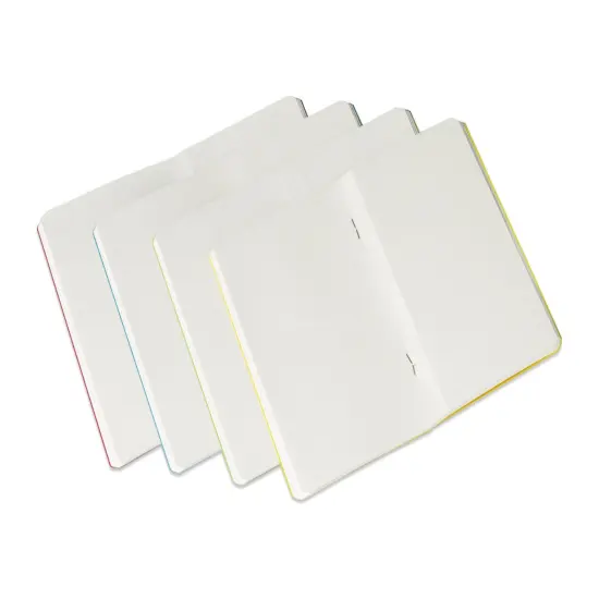 Fabriano EcoQua Pocket-Sized Notebook, 4 Notebook Pack Spring Set, Doted {3}