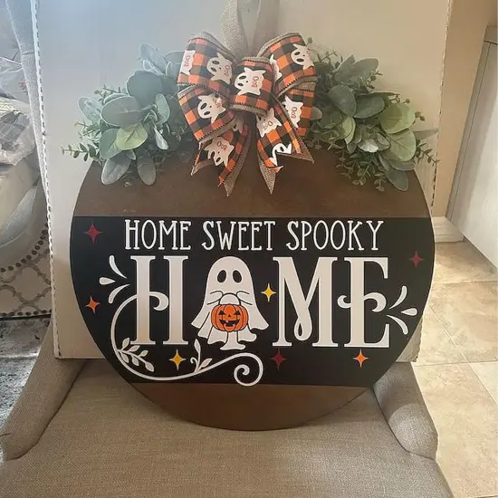 Halloween Stencils - Large Boo, Witch, Skeleton, and Ghost {5}