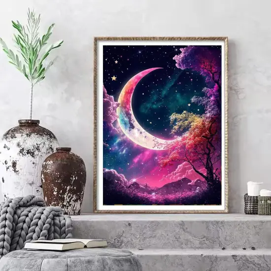 Moon Tree Diamond Painting Kits {2}