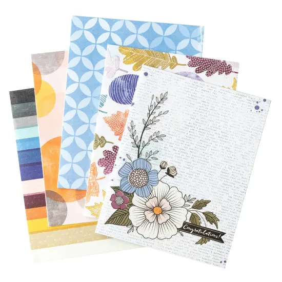 American Crafts A2 Cards W/Envelopes (4.375"X5.75") 40/Box-Vicki Boutin Discover + Create {5}