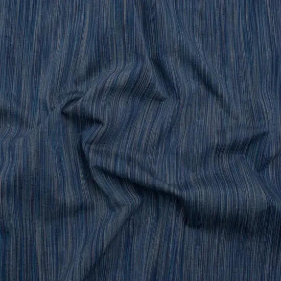 1 Yard Woven Quilting Cotton Fabric Denim Striated Design, 43 Inches Width {2}