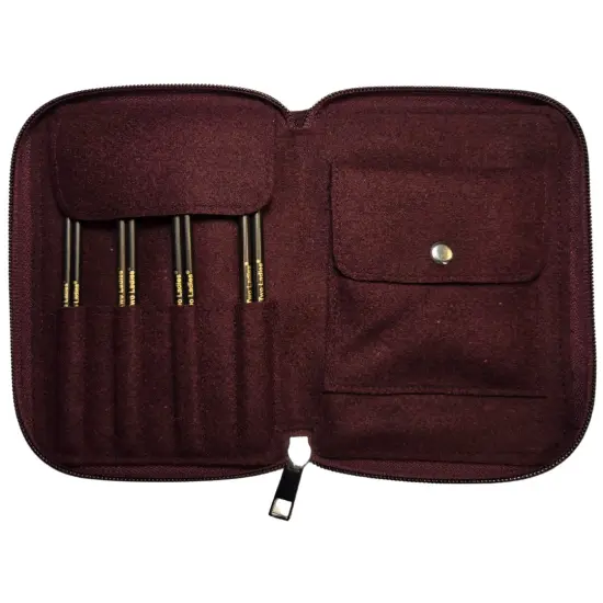 My Two Ladies | Sweater Set | 5" Ebony Interchangeable Knitting Needles | 4 Sizes | w/custom case {5}