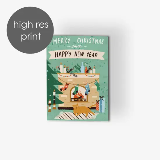 Boho Christmas Greeting Cards Boxed Set of 24 Holiday Notecards Featuring Modern and Whimsical Bohemian Designs, Perfect for Festive and Unique Wishes {2}
