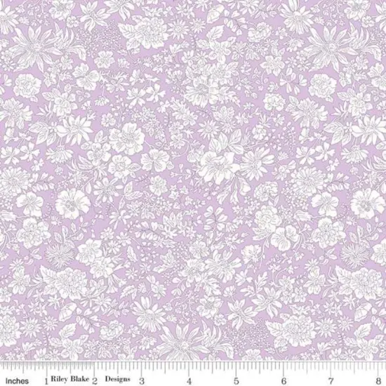 Emily Belle in Violet (01666403a) | Emily Belle | Liberty Fabrics | Riley Blake {1}