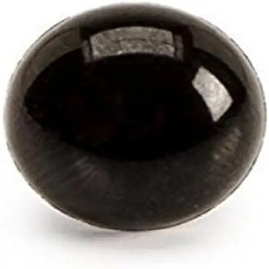 50PCS 18MM 0.7" Black Plastic Solid Safety Eyes with Washer {2}
