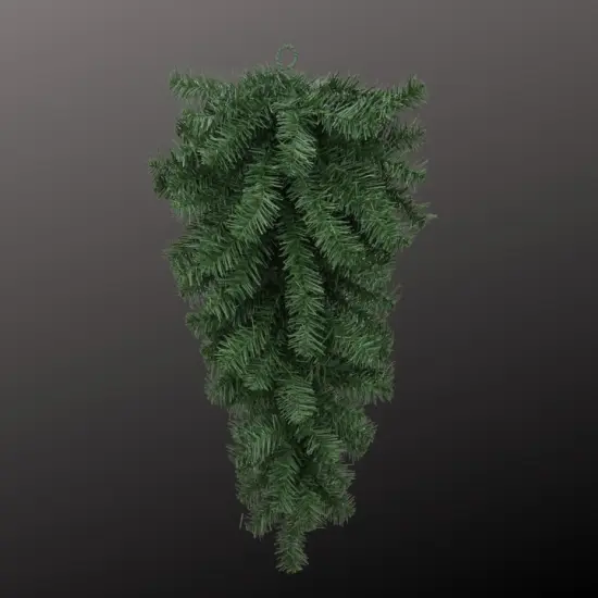 24" Artificial Pine Teardrop Swag &ndash; DIY Christmas Swag Base-82298-GN {3}