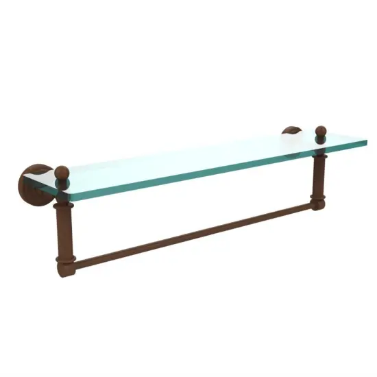 Waverly Place Collection 22 InchGlass Vanity ShelfWith Integrated Towel Bar - Wp-1Tb/22-Abz {1}