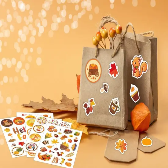Hello Fall Stickers for Kids {3}