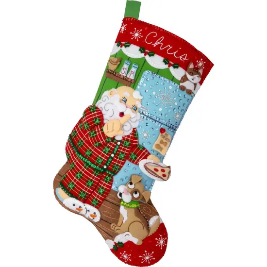 BucillaSanta's Midnight Snack Stocking Kit Multi {1}