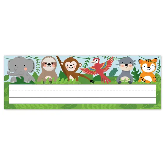 Jungle Friends Name Plates {1}