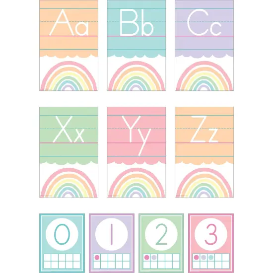 Pastel Pop Alphabet Bulletin Board Set {1}