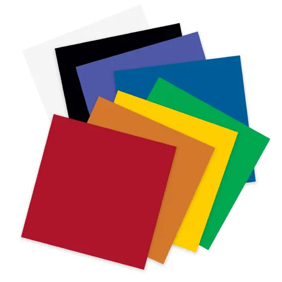 JPPlus Craft Plastic Plastic Craft Sheets for Cricut, Laser Cutter, & Engraver Use- Rainbow, 8 Pack {3}