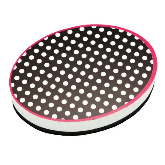 Magnetic Whiteboard Eraser, BW Dots {1}