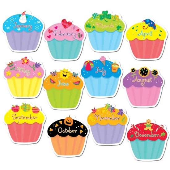 Designer Cut-Outs, Cupcakes, 10" {1}