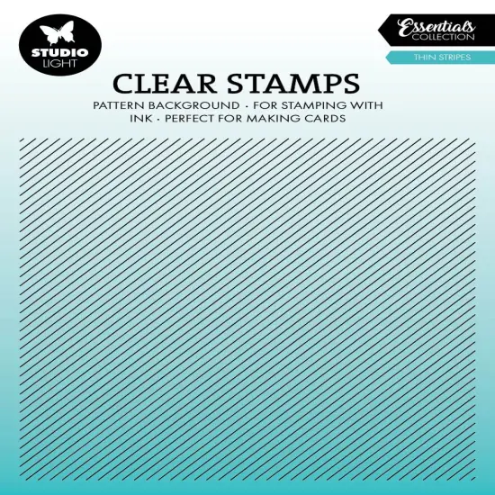 Studio Light Essentials Clear Stamp-Nr. 630, Thin Stripes {1}