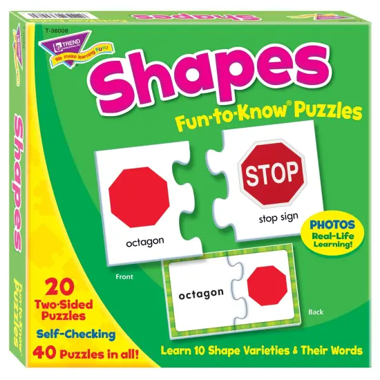 Shapes Fun-to-Know&reg; Puzzles {1}