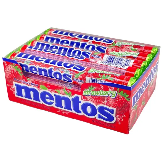 Mentos Roll Strawberry 15Ct {1}