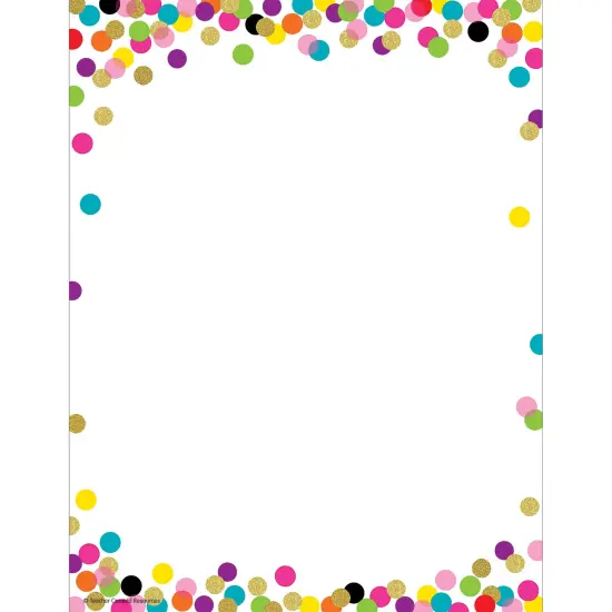 Confetti Computer Paper, 50 Sheets {1}