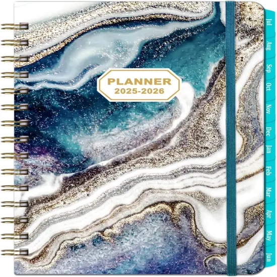 Planner 2025-2026 - 2025-2026 Weekly and Monthly Calendar from July 2025 to June 2026, Academic Planner 2025-2026 with Inner Pocket, Colorful Tabs, 6.4'' x 8.5'' {1}