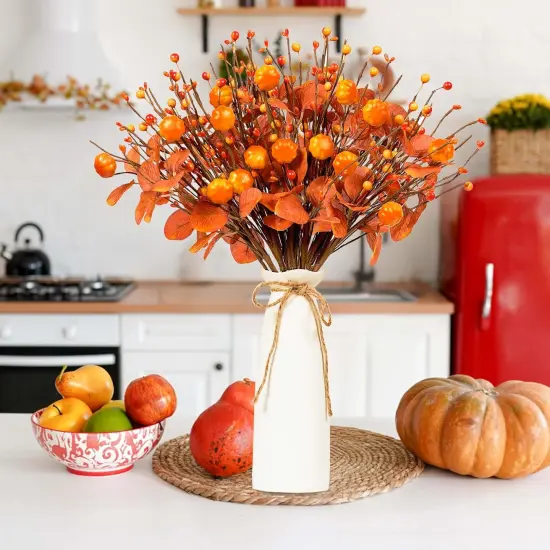 12 PCS Fall Berry Stems - 17 Inch {5}