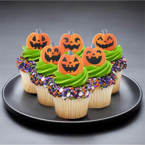24 Pack Jack O' Lantern Cupcake Rings {4}