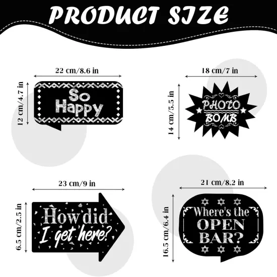 24 Pieces Birthday Photo Booth Props {5}