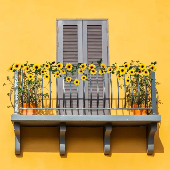 Summer 10 Pack Artificial Sunflower Garland &ndash; 7ft Silk Sunflowers with Green Leaves for Room, Kitchen, Garden, Wedding Arch, and Outdoor Party Decor {2}