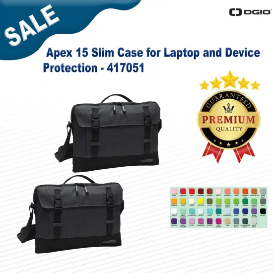 OGIO&reg; Apex 15 Slim Case for Laptop and Device Protection {2}
