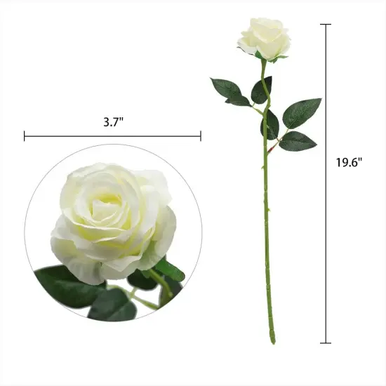 10pcs Artificial Silk Rose Flower Bouquet {2}