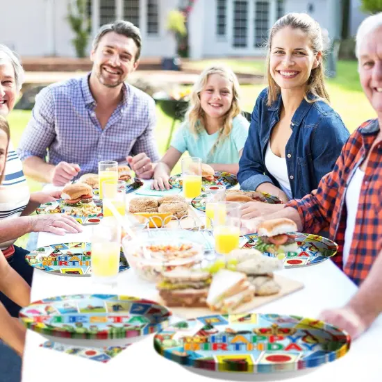 96Pcs Mexican Party Decorations Mexican Card Party Plates Disposable 350GSM Mexican Fiesta Party Tableware Set for Fiesta Birthday Party Carnival Cinco De Mayo Taco Party Decorations, Serves 24 {2}