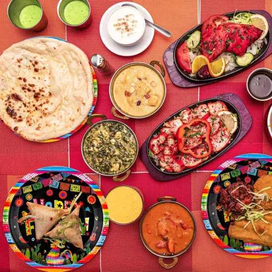 100 Pcs Mexican Paper Plates 7 Inch Disposable Fiesta Cake Dessert Plates Cinco De Mayo Party Decorations for Taco Tuesday Birthday Party Supplies(Fiesta Style) {5}