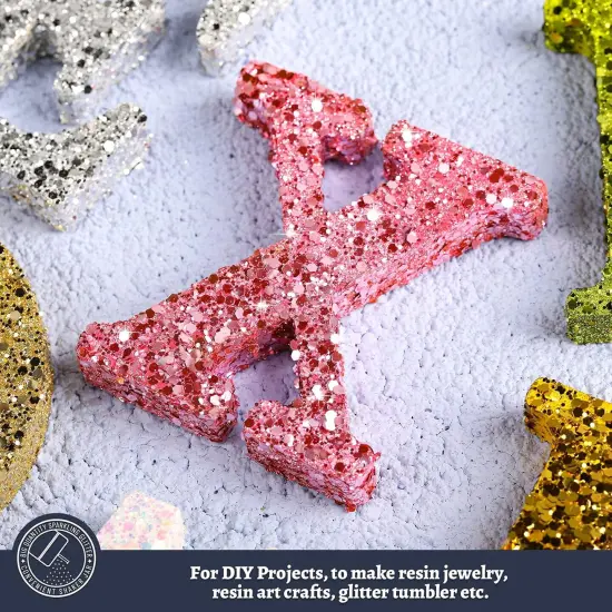 Pink Chunky Glitter, 150g/5.29oz for Resin, Mixed Fine & Metallic Crafts, Epoxy Resin, Bulk for DIY Tumbler Painting {5}