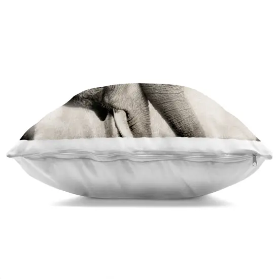 Stupell Industries Elephant & Baby Hug Decorative Printed Pillow design by CAD Designs, 18 x 7 x 18 {3}