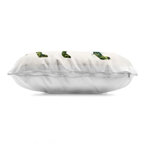 Stupell Industries Woodland Wildlife Wolf Contour Decorative Printed Pillow design by Barrett Biggers, 14 x 7 x 20 {2}