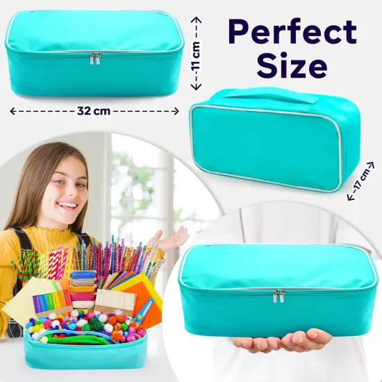 Arts and Crafts Supplies for Kid - Crafts for Girls Age 3, 4, 5, 6, 7, 8, 9 Years Old, Craft Kit with Pipe Cleaners, Pompoms & Craft Tools, Birthday Gifts for 4-8 Boys & Girls {3}