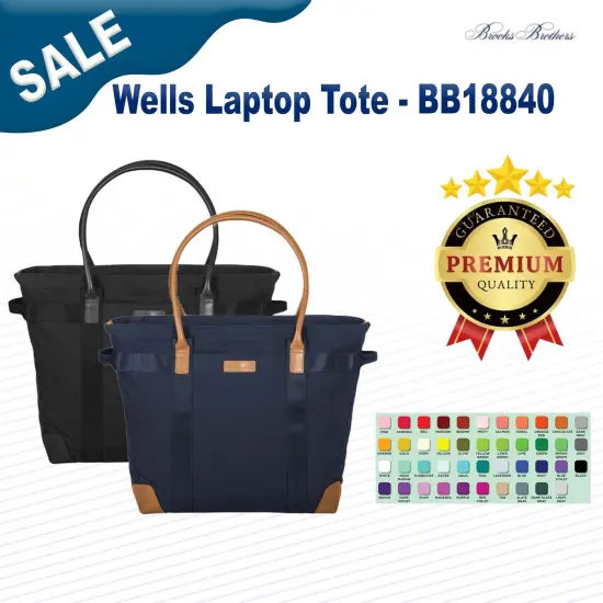 Brooks Brothers&reg; Wells Laptop Tote {2}