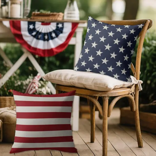 Set of 2 Throw pillow covers for 4th of July Decorations {3}