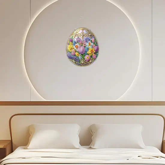 Easter Egg Flower Diamond Art Hanging Kit for Adult {4}