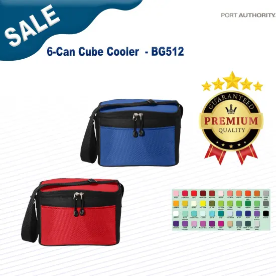 Port Authority&reg; Large Tote Cooler True Royal/ Black {3}