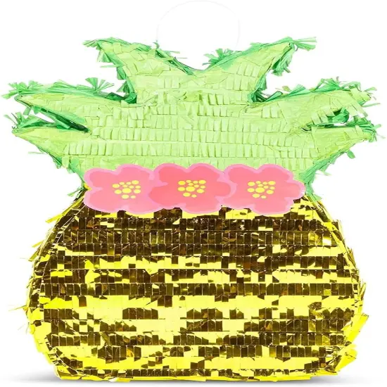 Pineapple Pinata for Hawaiian Luau Party Decorations, Kids Birthday (16.5 x 10 x 3 In) {1}